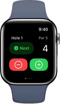 TrueRound Apple Watch score tracker